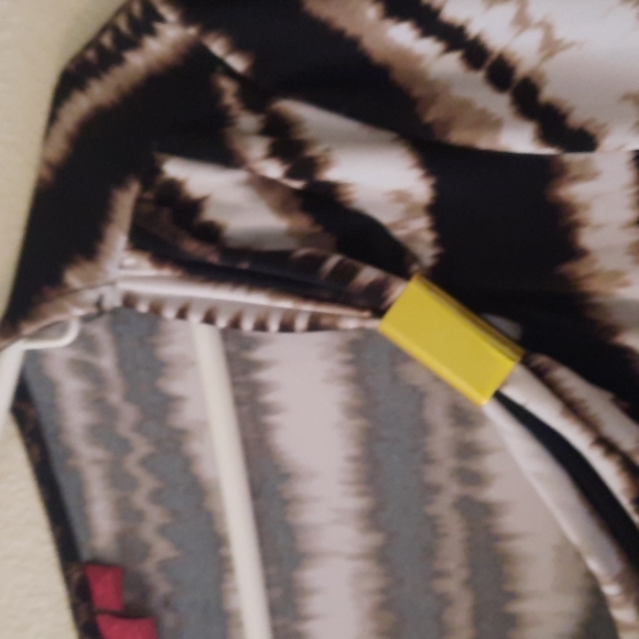 Black, Brown, White Blouse  *BOGO* - Picture 3 of 5